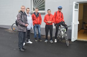 Les jeunes présents pour le cours d'histoire